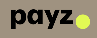 Payz-maksupalvelun uusi logo vuoden 2023 uudelleenbrändäyksen jälkeen.